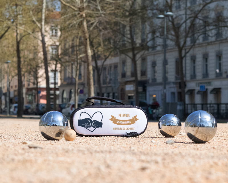 Sacoche de Pétanque personnalisable - De Père en Fils - Fille