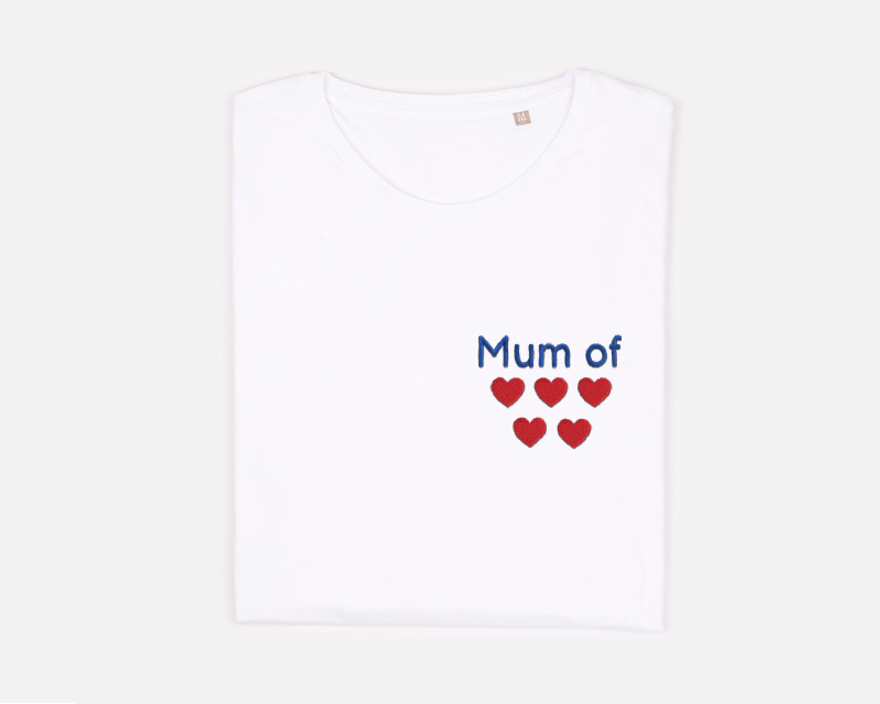 Tee shirt personnalisé femme - Brodé - Maman