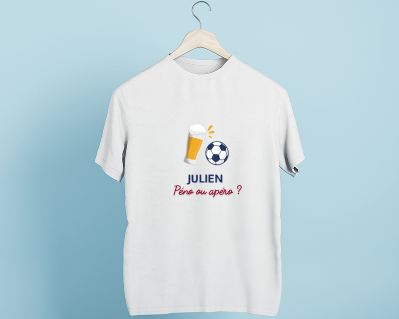 T-shirt homme personnalisé - Apéro Foot