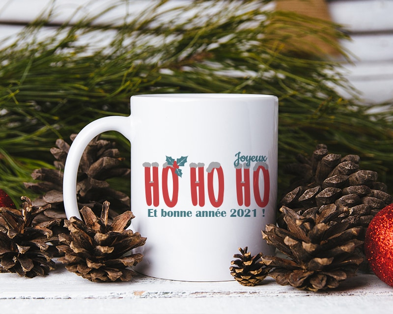 Mug Noël personnalisable Père Noël Ho Ho Ho