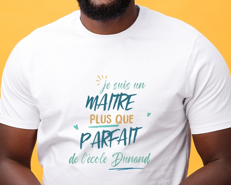 T-Shirt homme personnalisé : Maitre le plus...