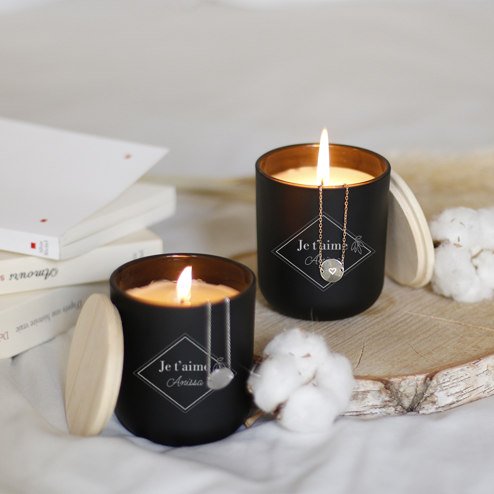 Bougie bijou personnalisé - Cadeaux.com