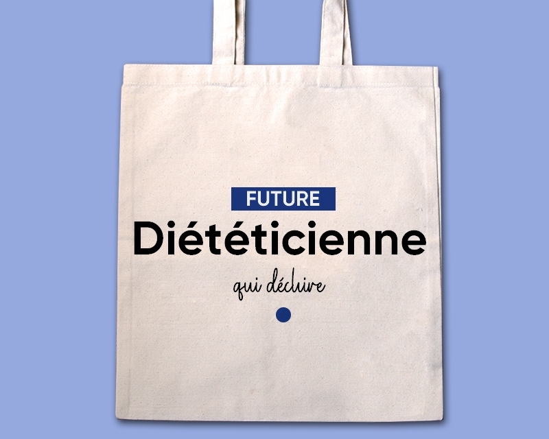 Tote bag personnalisable - Future diététicienne