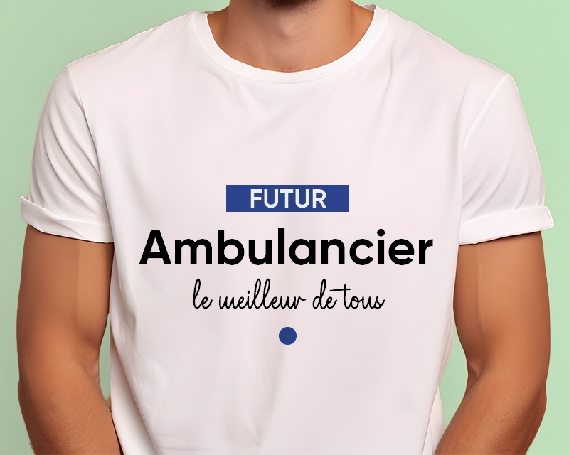 Tee-shirt Homme personnalisé - Futur ambulancier