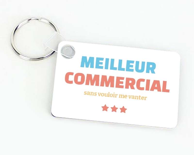 Porte-clés personnalisable - Meilleur Commercial