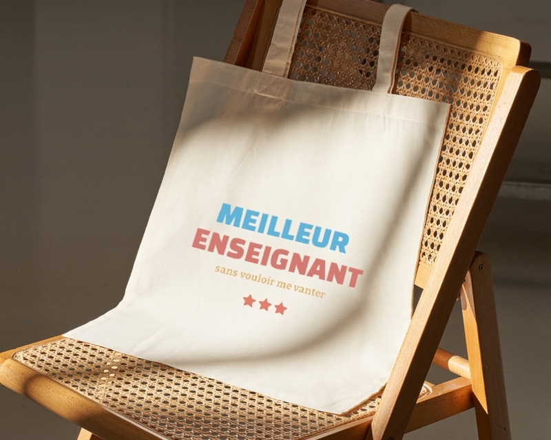 Tote bag personnalisable - Meilleur Enseignant
