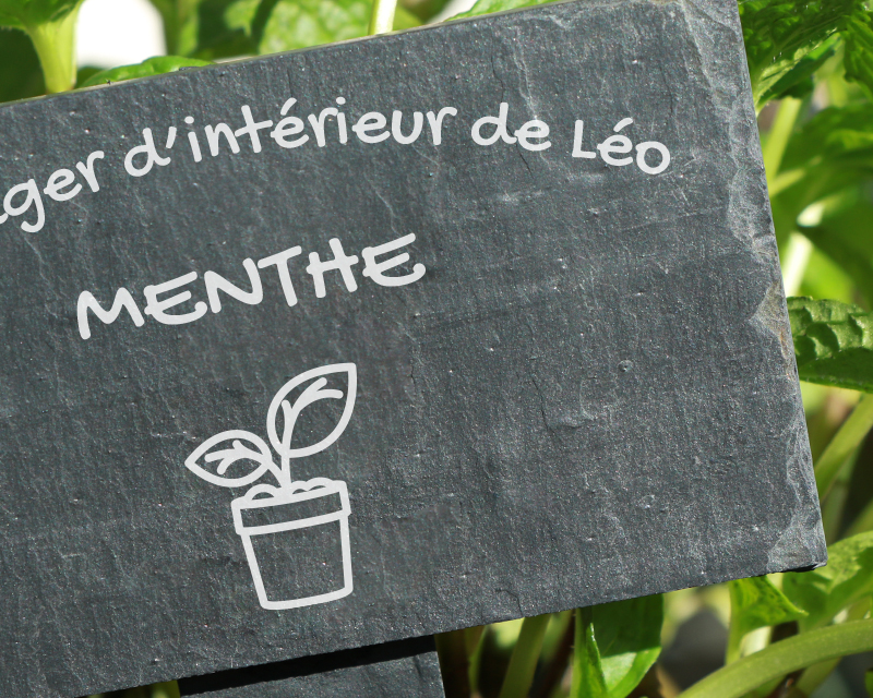 Mini-ardoise personnalisable - Potager