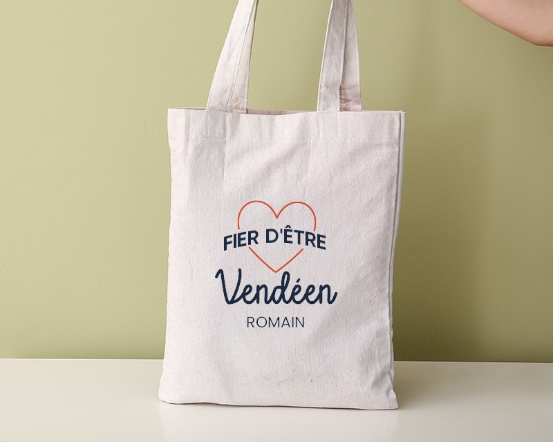 Tote bag personnalisable - Fier d'être Vendéen