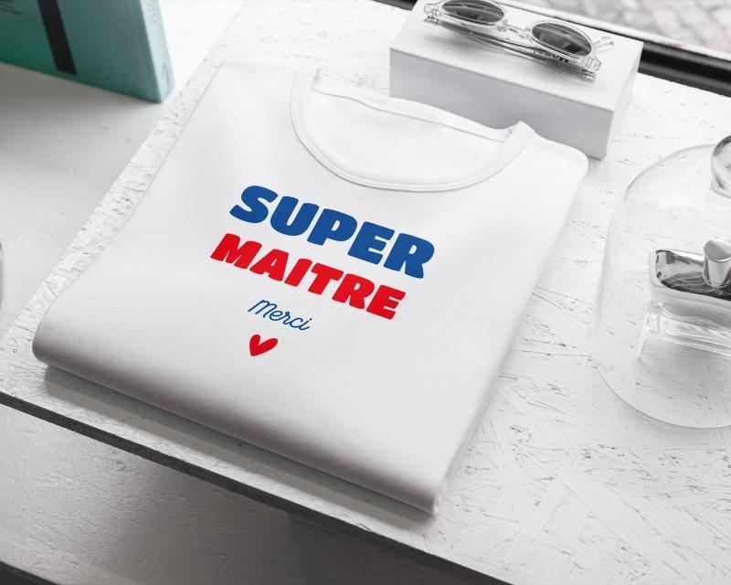 Tee shirt personnalisé homme - Super Maître