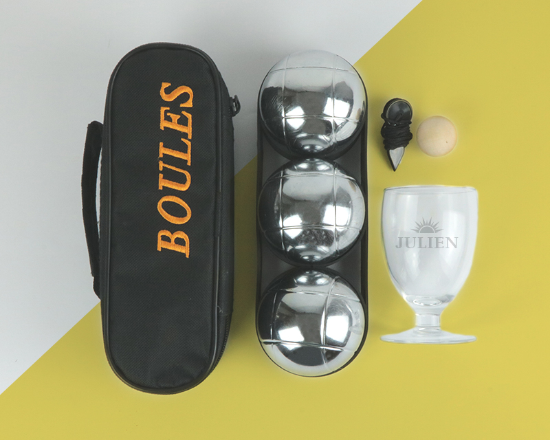 Boules de Pétanque et son verre à Ricard Personnalisable