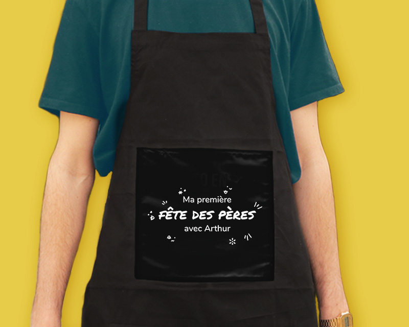 Tablier de cuisine personnalisé - Ma Première Fête des Pères