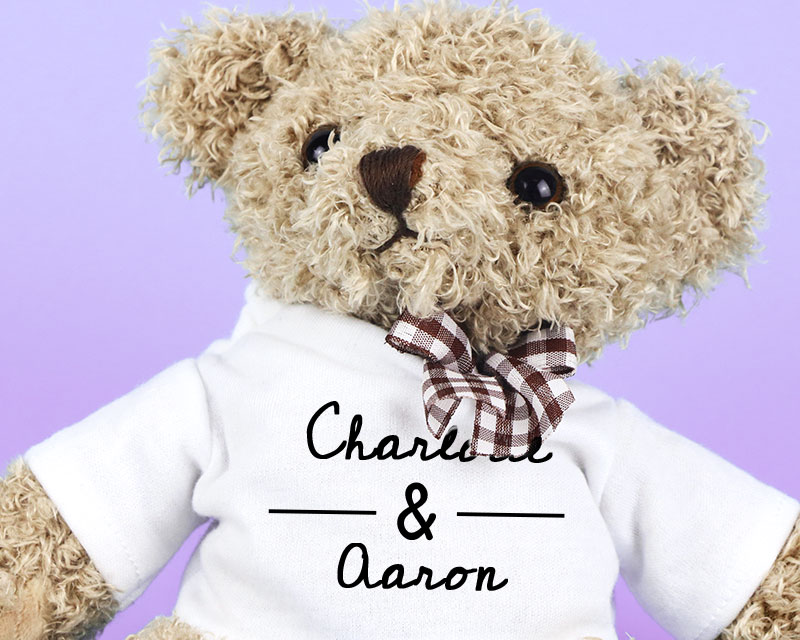 Ourson personnalisable - Jour de rencontre