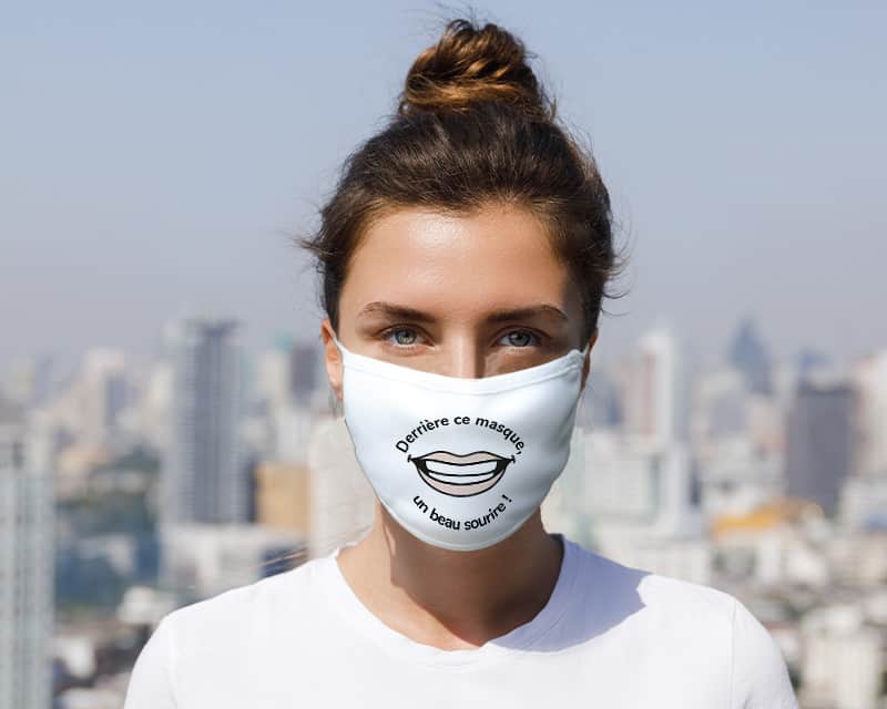 Masque personnalisé - Sourire