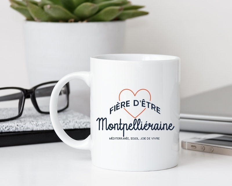 Mug personnalisé - Fière d'être Montpelliéraine