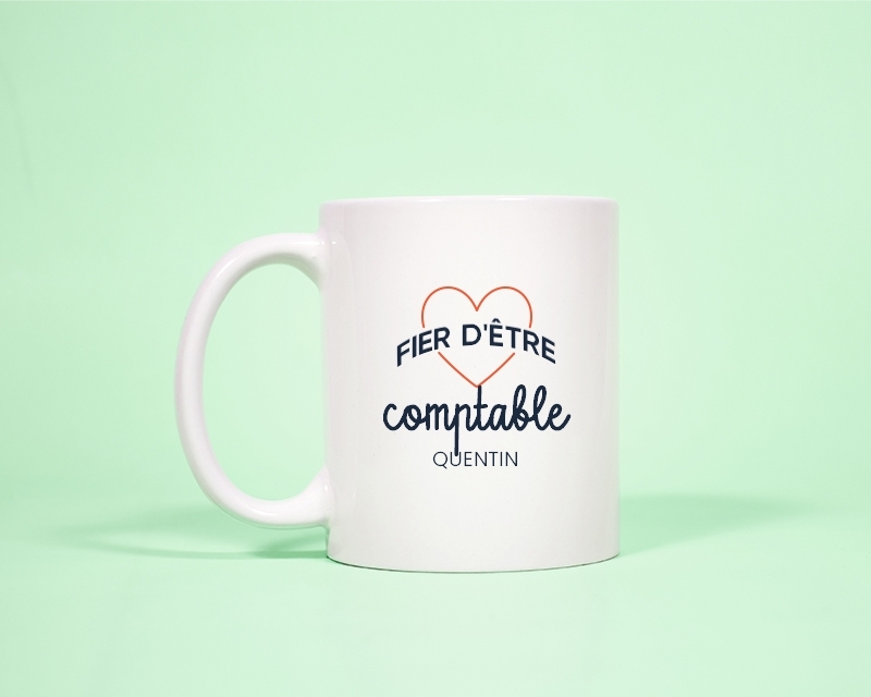 Mug personnalisable - Fier d'être comptable