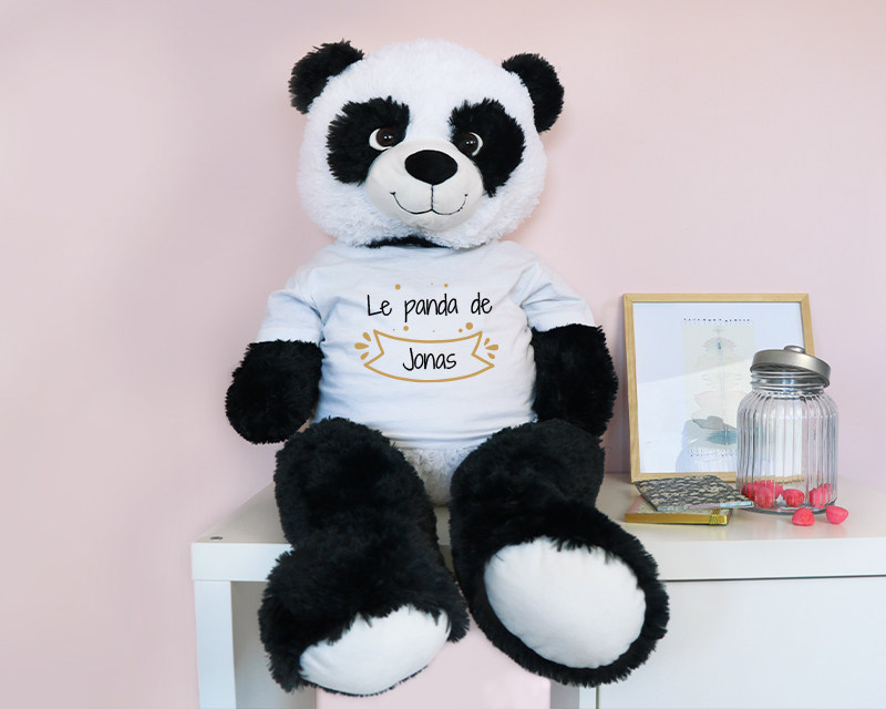 panda géant personnalisé