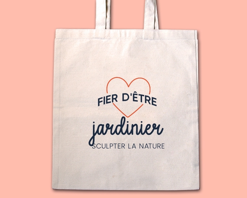 Tote bag personnalisable - Fier d'être jardinier