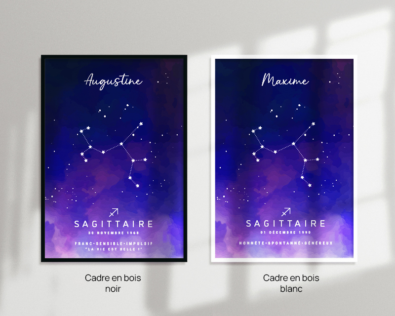 Affiche personnalisée Constellation - Sagittaire