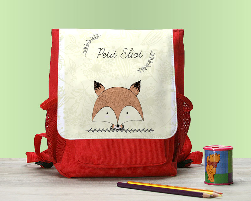 Sac à dos enfant Personnalisable - Renard