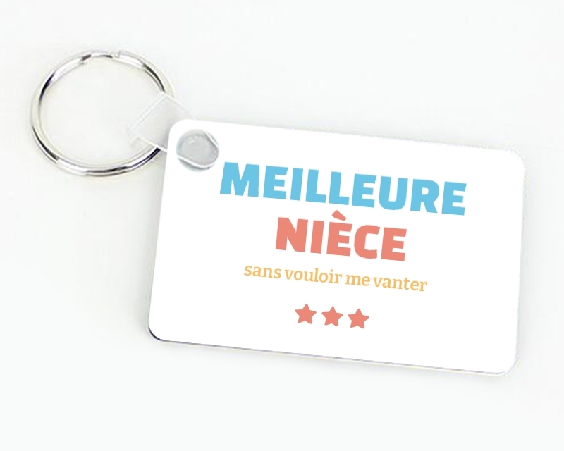 Porte-clés personnalisable - Meilleure Nièce