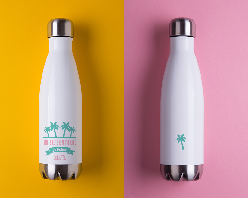 Gourde isotherme personnalisée Palmier
