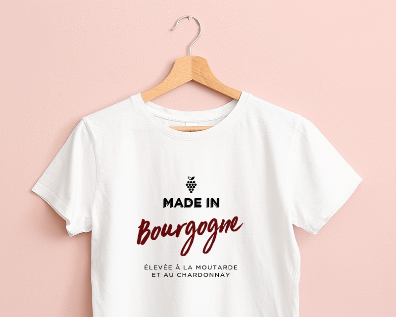 Tee shirt personnalisé femme - Made In Bourgogne