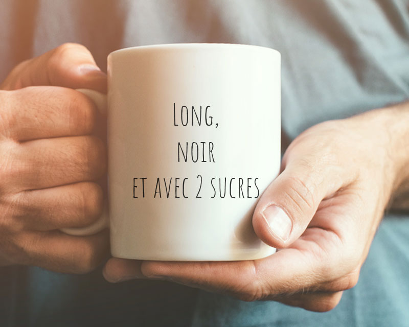 Mug Personnalisable - Plus blanc que blanc