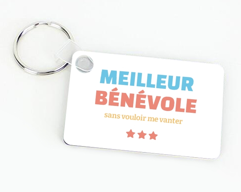 Porte-clés personnalisable - Meilleur Bénévole
