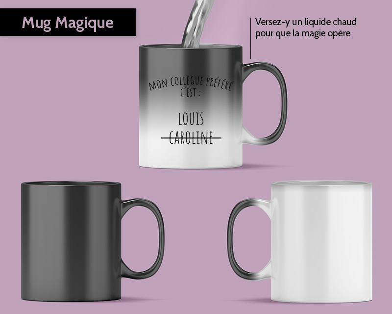 Mug Personnalisable - Collègue Préféré-e
