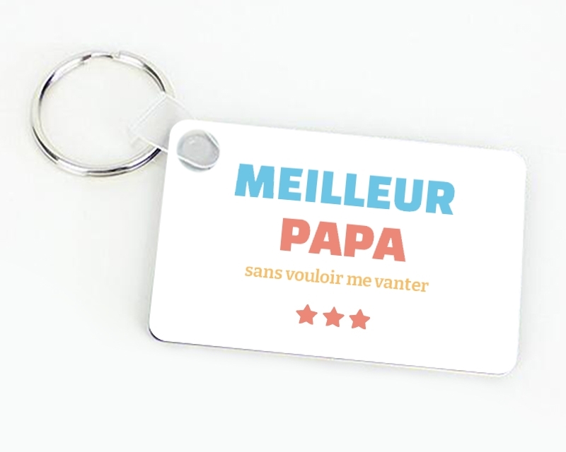 Porte-clef à personnaliser - Meilleur Papa