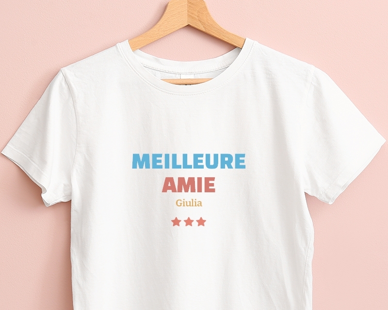 Shirt Personnalisé Tee Shirt Pour Meilleure Amie T-shirt Femme