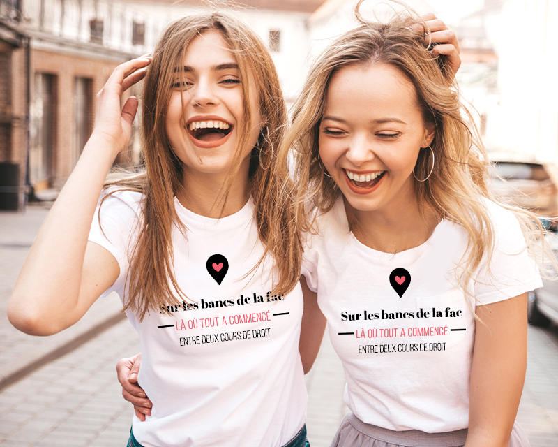 T-shirt pour femme personnalisable Là où tout a commencé