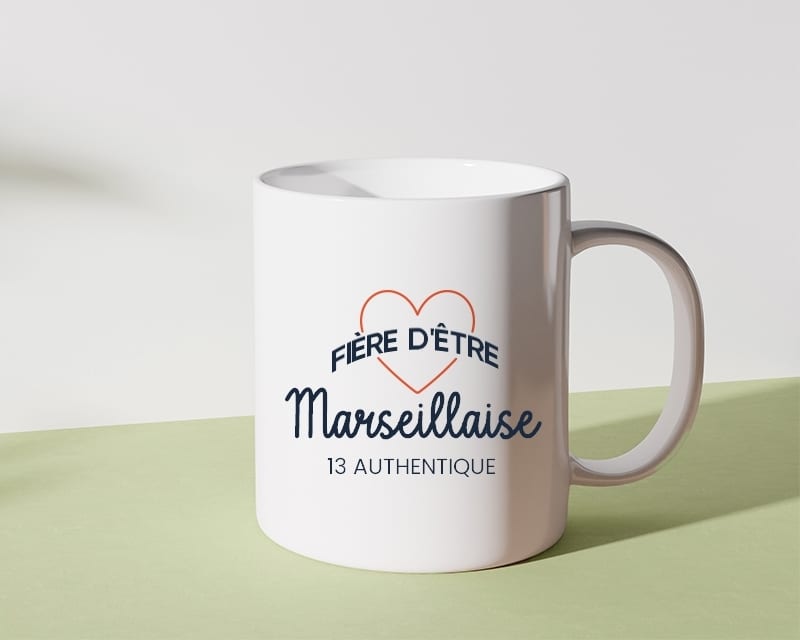 Mug personnalisé - Fière d'être Marseillaise