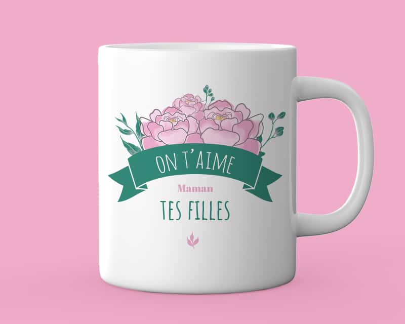 Mug personnalisé - Maman Fleurie