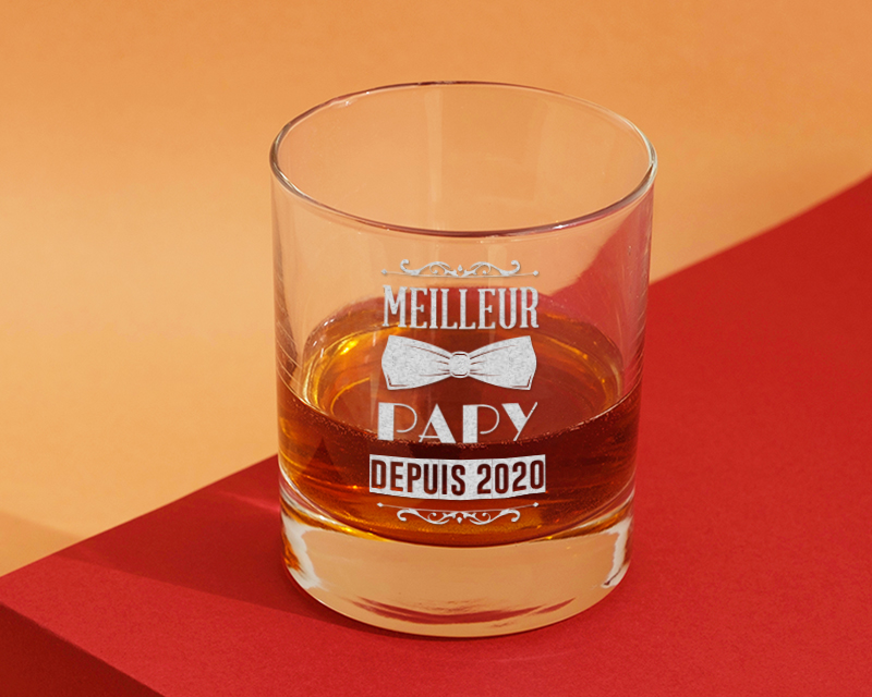 Verre à Whisky Personnalisable - Meilleur Grand-Père