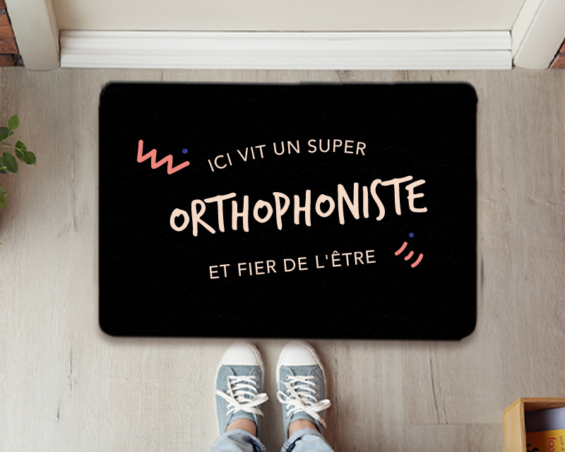 Paillasson personnalisé - Orthophoniste