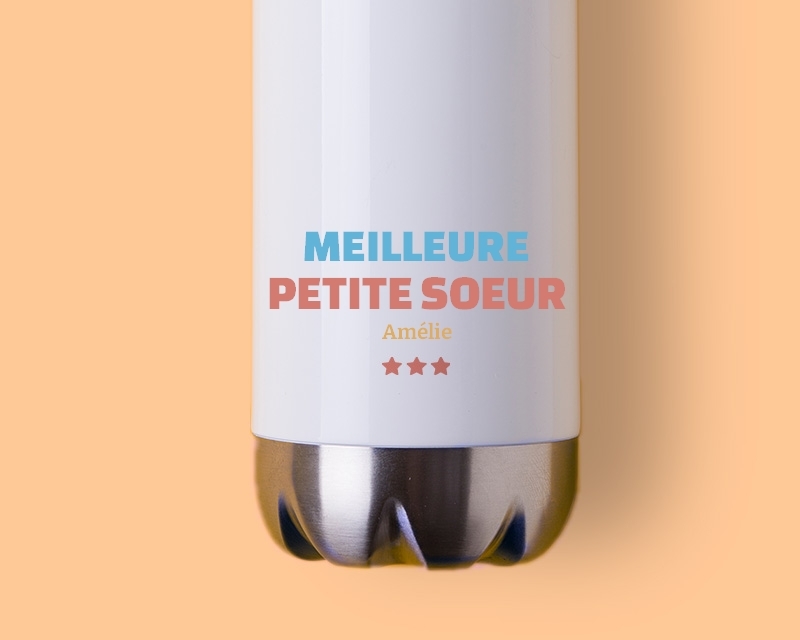 Gourde personnalisable - Meilleure Petite soeur