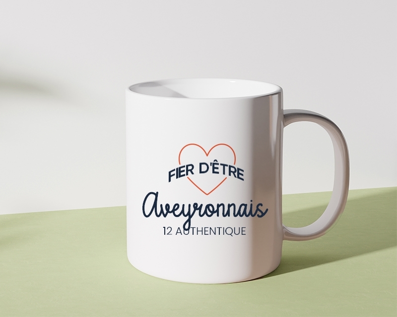 Mug personnalisé - Fier d'être Aveyronnais