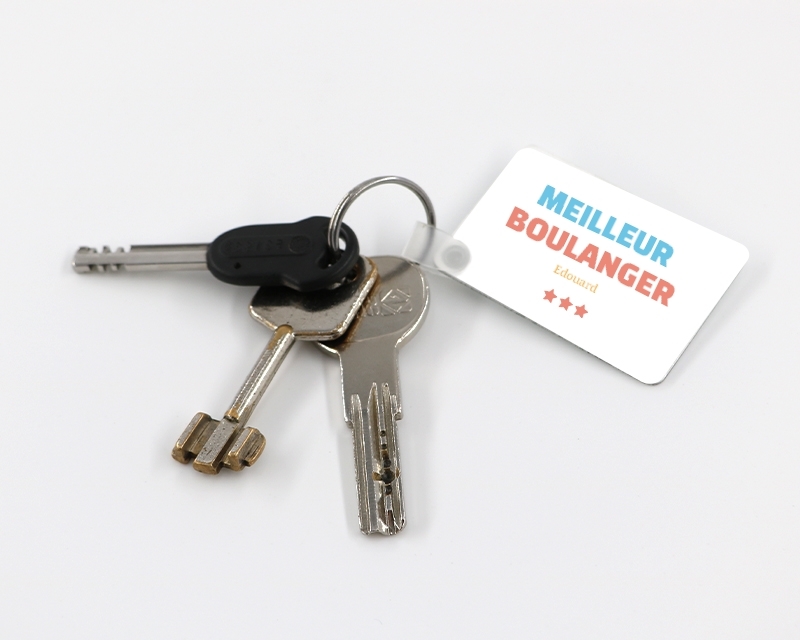 Porte-clés personnalisable - Meilleur Boulanger