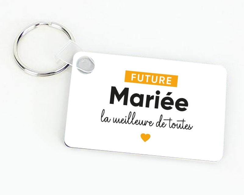 Porte-clés personnalisable - Future mariée