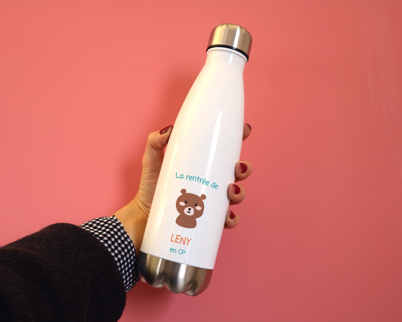 Gourde en inox personnalisable Animaux