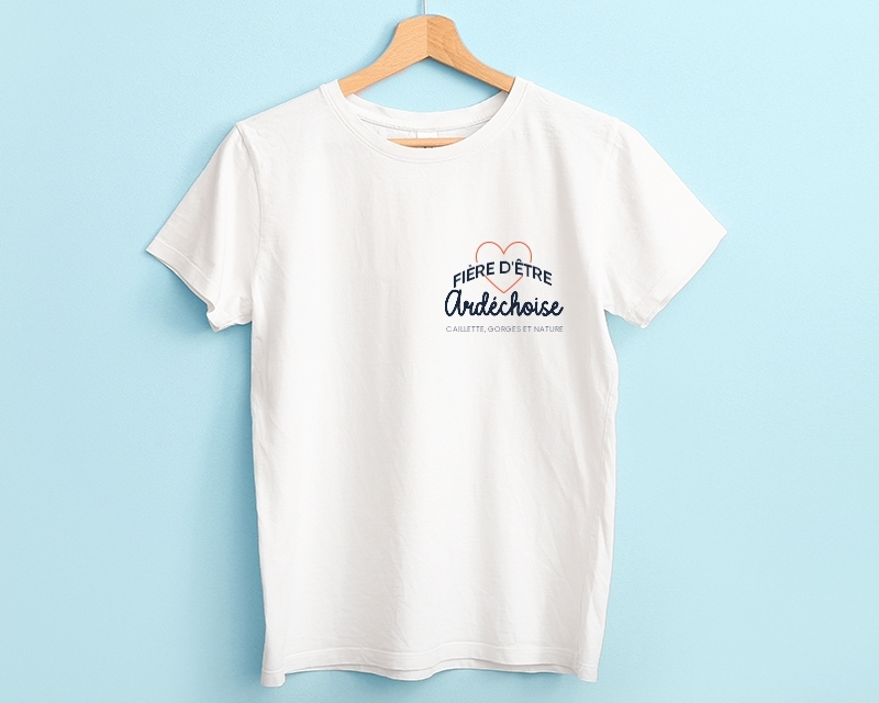T-shirt Femme à personnaliser - Fière d'être Ardéchoise