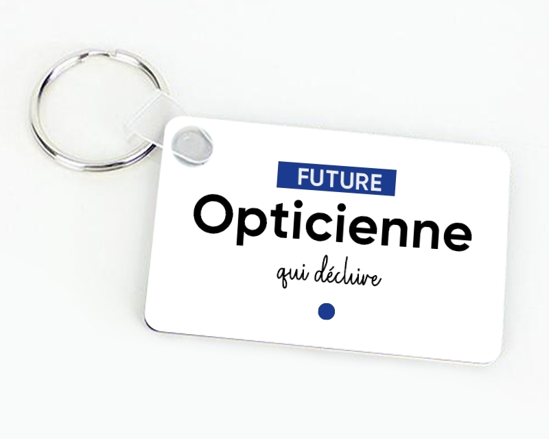 Porte-clef personnalisable - Future opticienne