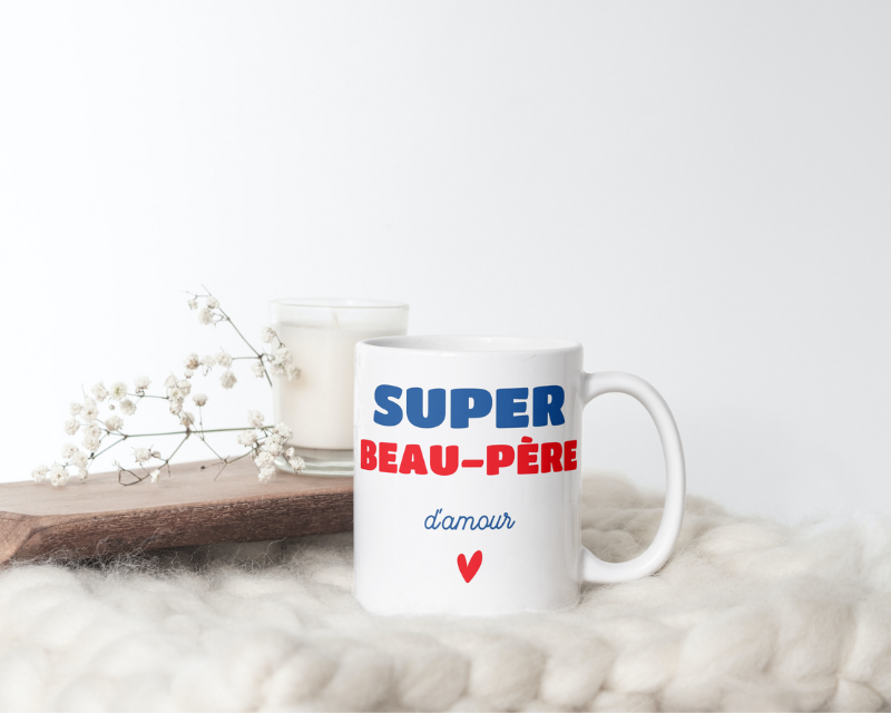 Mug personnalisé - Super Beau-Père 