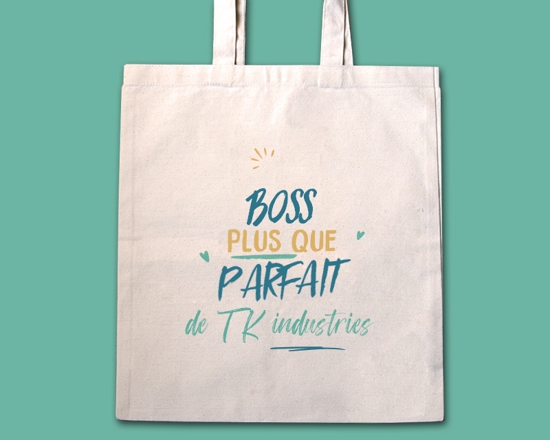 Tote bag personnalisé - Boss le plus...