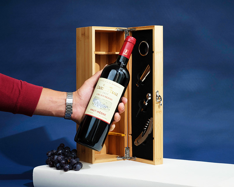 Coffret Sommelier 4 accessoires - Aujourd'hui je t'aime depuis ...