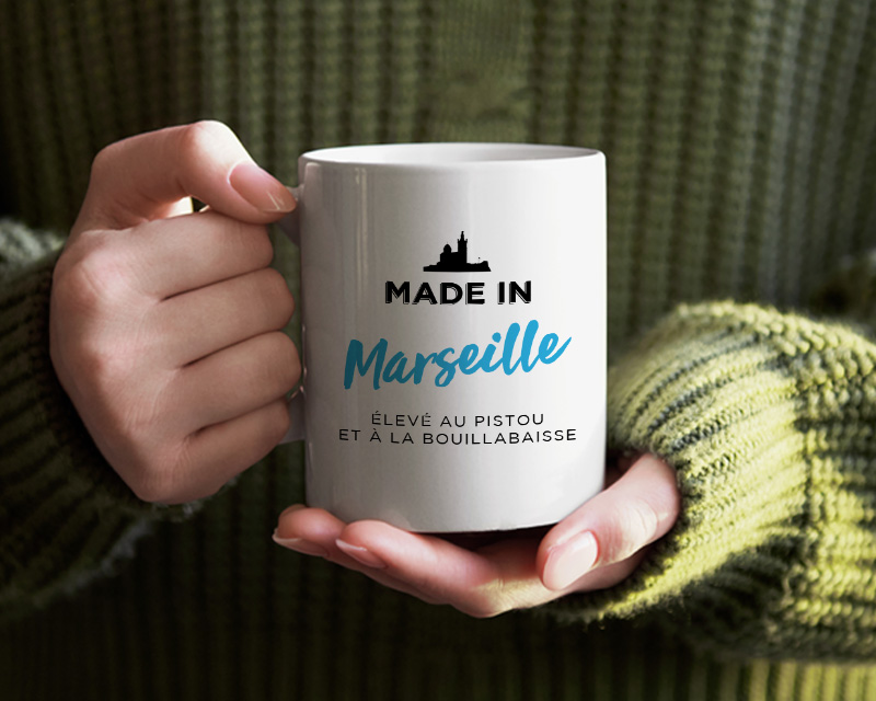 Mug personnalisé région - Made In Marseille