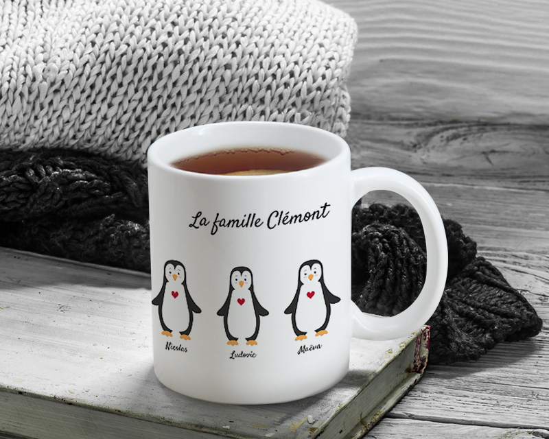 Mug Famille pingouins
