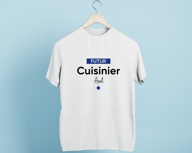 Tee shirt personnalisé homme - Futur cuisinier
