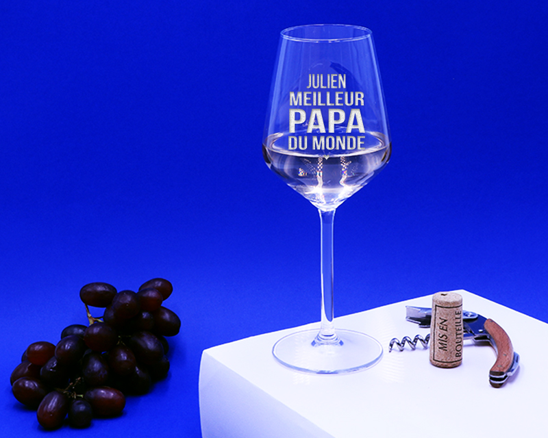 Verre à Vin Meilleur Papa